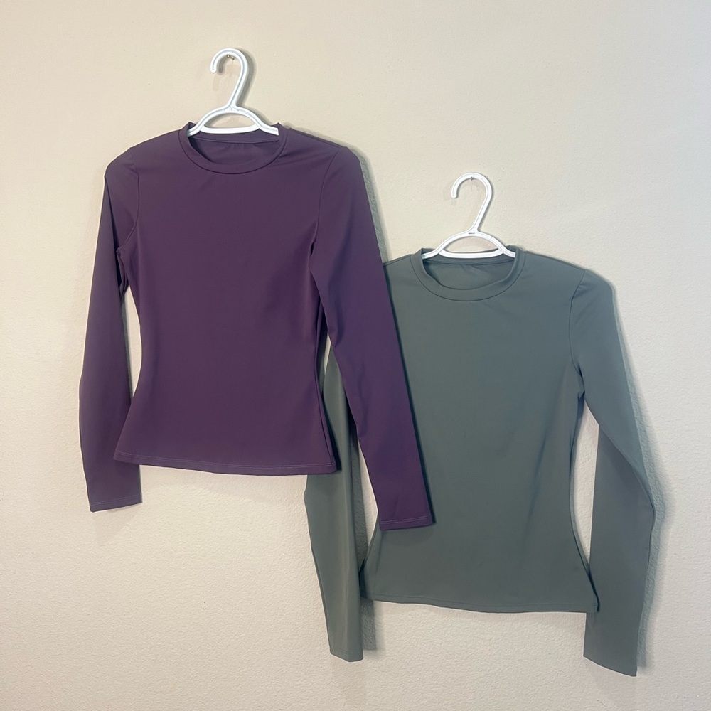 Purple Long Sleeve Top